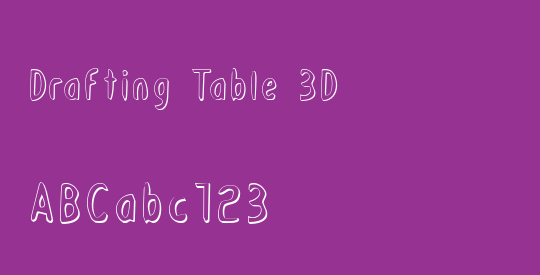 Drafting Table 3D