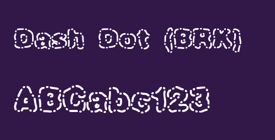 Dash Dot (BRK)
