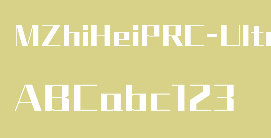 MZhiHeiPRC-UltraBold