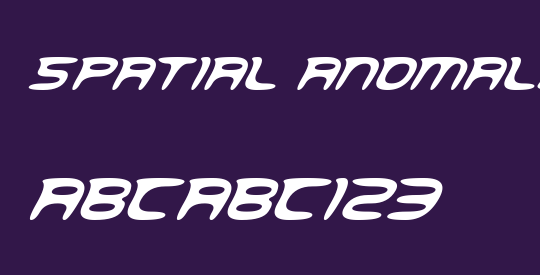 Spatial Anomaly