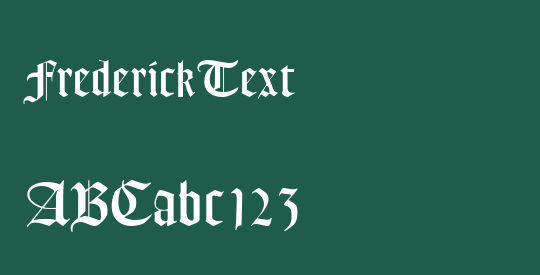 FrederickText