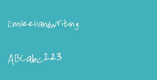 EmileeHandwriting