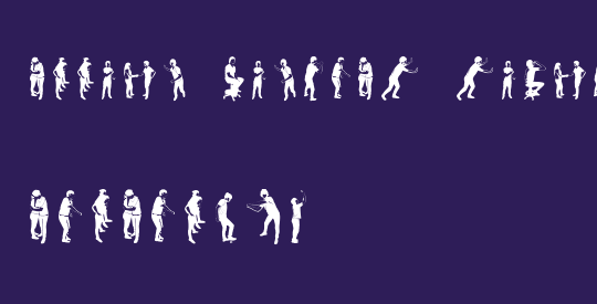 accion dingbat tipografia