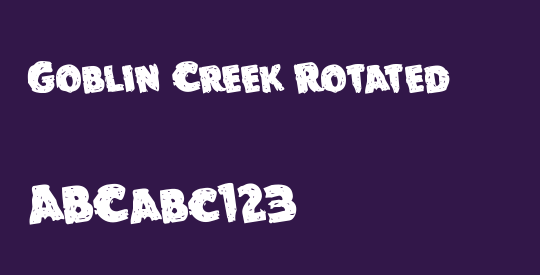 Goblin Creek Rotated