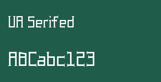 UA Serifed