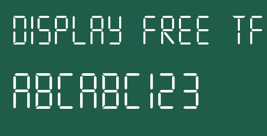 DISPLAY FREE TFB