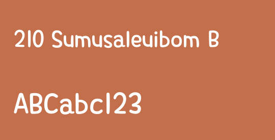210 Sumusaleuibom B