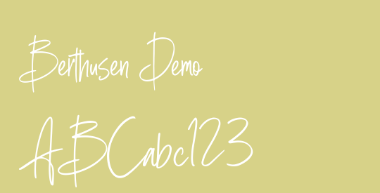 Berthusen Demo