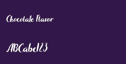 Chocolate Flavor