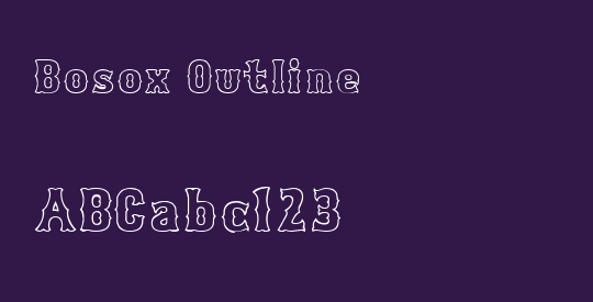 Bosox Outline