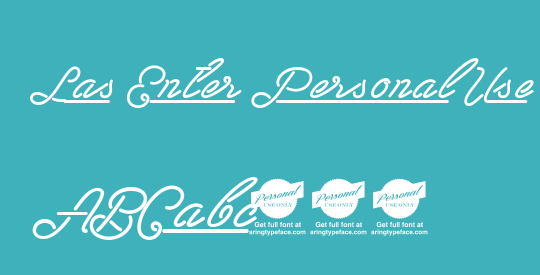 Las Enter Personal Use Only