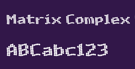 Matrix Complex Wave NC