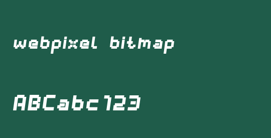 webpixel bitmap