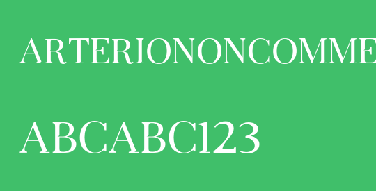 ArterioNonCommercial