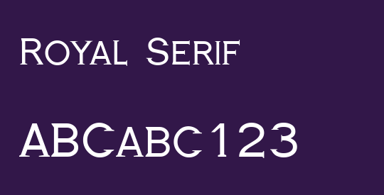 Royal Serif