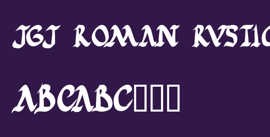 JGJ Roman Rustic