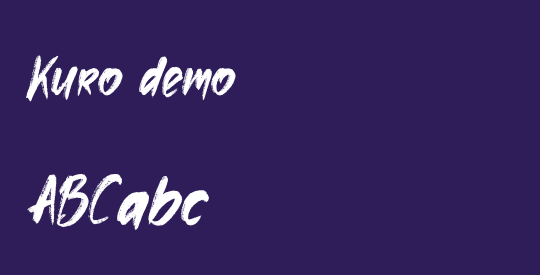 Kuro demo