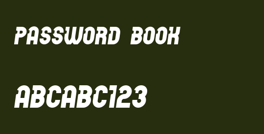 Password Book