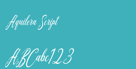 Aquilera Script