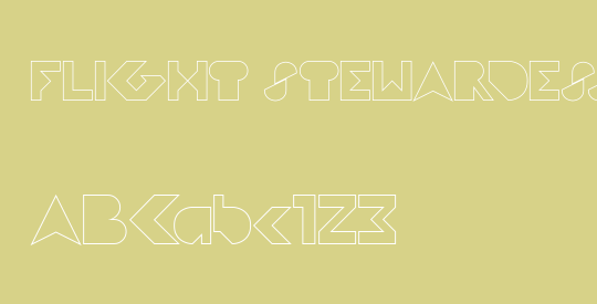 FLIGHT STEWARDESS-Hollow