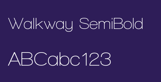Walkway SemiBold