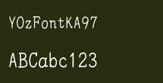 YOzFontKA97