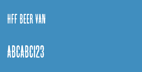 HFF Beer Van