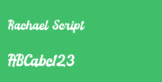 Rachael Script