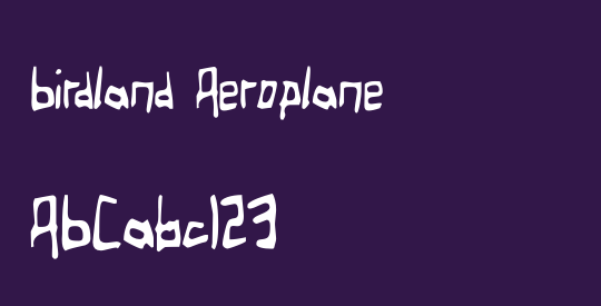 Birdland Aeroplane