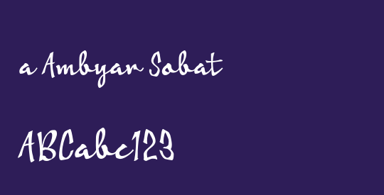 a Ambyar Sobat