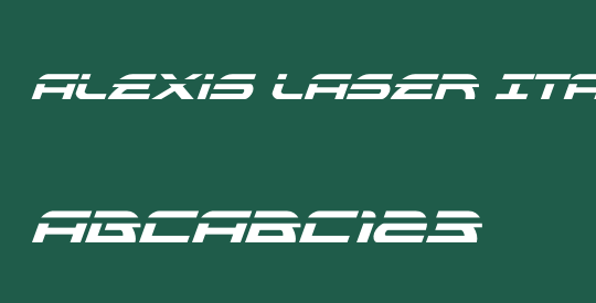 Alexis Laser Italic