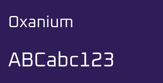 Oxanium