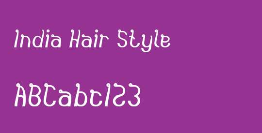 India Hair Style