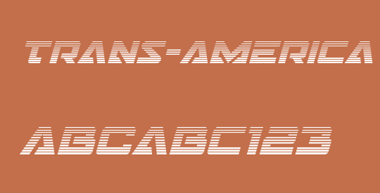 Trans-America Gradient Italic