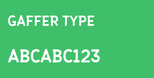 Gaffer Type
