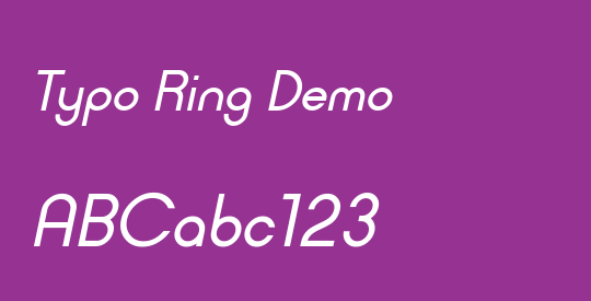 Typo Ring Demo