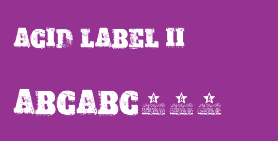 ACID LABEL II