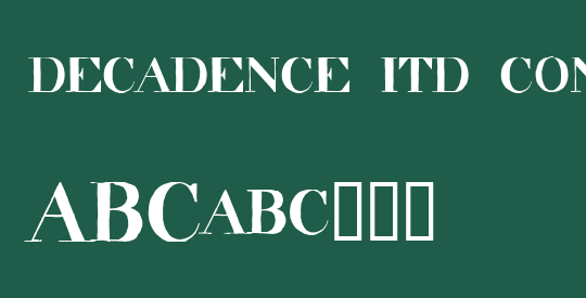 decadence itd condensed