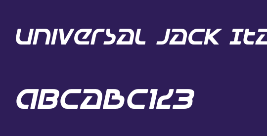 Universal Jack Italic