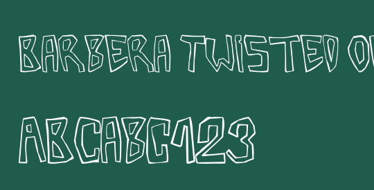 Barbera Twisted Outline