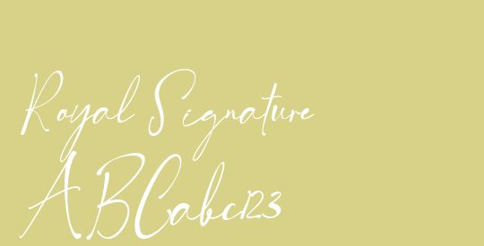 Royal Signature