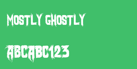 Mostly Ghostly
