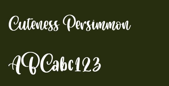 Cuteness Persimmon