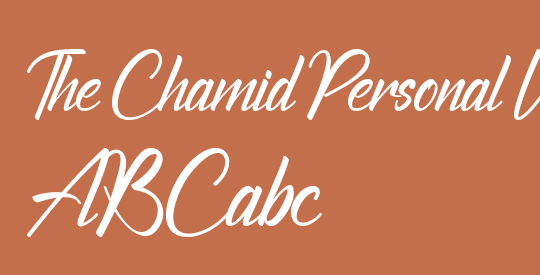 The Chamid Personal Use Only