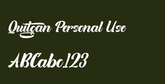 Quitgan Personal Use !!!