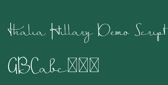 Thalia Hillary Demo Script