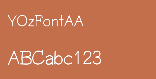 YOzFontAA