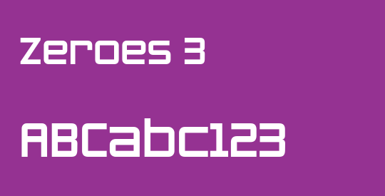 Zeroes 3