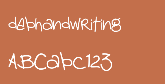 debhandwriting