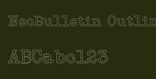 NeoBulletin Outline